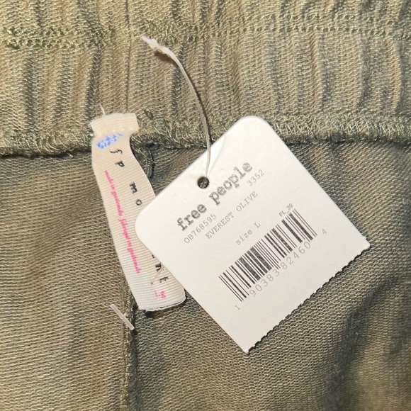 NWT Free People FP Movement Sunny Skinny Sweatpant Joggers in Everest Olive Sz L - Picture 6 of 10